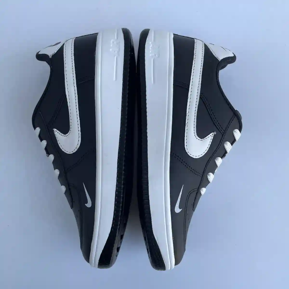 کفش اسپرت  زنانه و مردانه نایک ایر nike air مشکی سفید کد 186